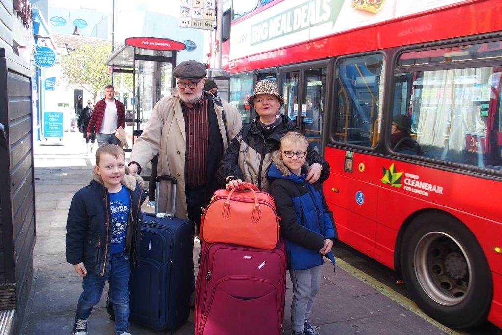 Londona, topošie kruīzu dalībnieki